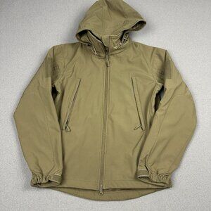 Condor Jacket Summit Soft Shell 602 Tan Concealed Hood Tactical Men’s Small